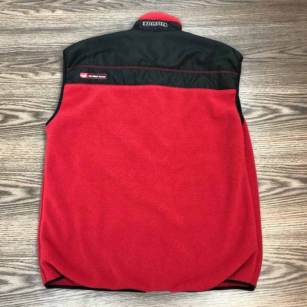 Southern Marsh Red & Black Fieldtec Fleece Vest S - Picture 4 of 5